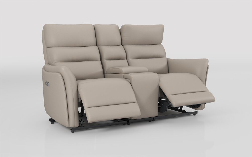 Cleveley 2 Seater Power Recliner Sofa with Console & Power Head Tilt | Cleveley Sofa Range | ScS