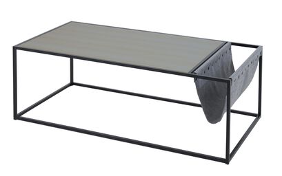 Aria Grey Oak Long Coffee Magazine Table | Coffee Tables | ScS