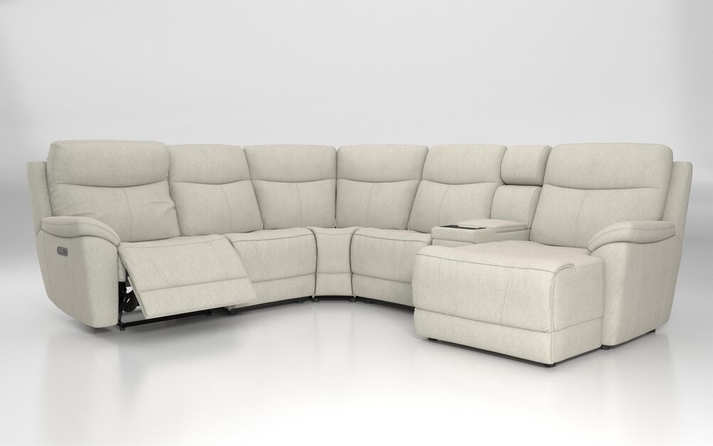 Eldwick 3 Corner 3 Left Hand Facing Power Right Hand Facing Console & Chaise Sofa with Head Tilt | Eldwick Sofa Range | ScS