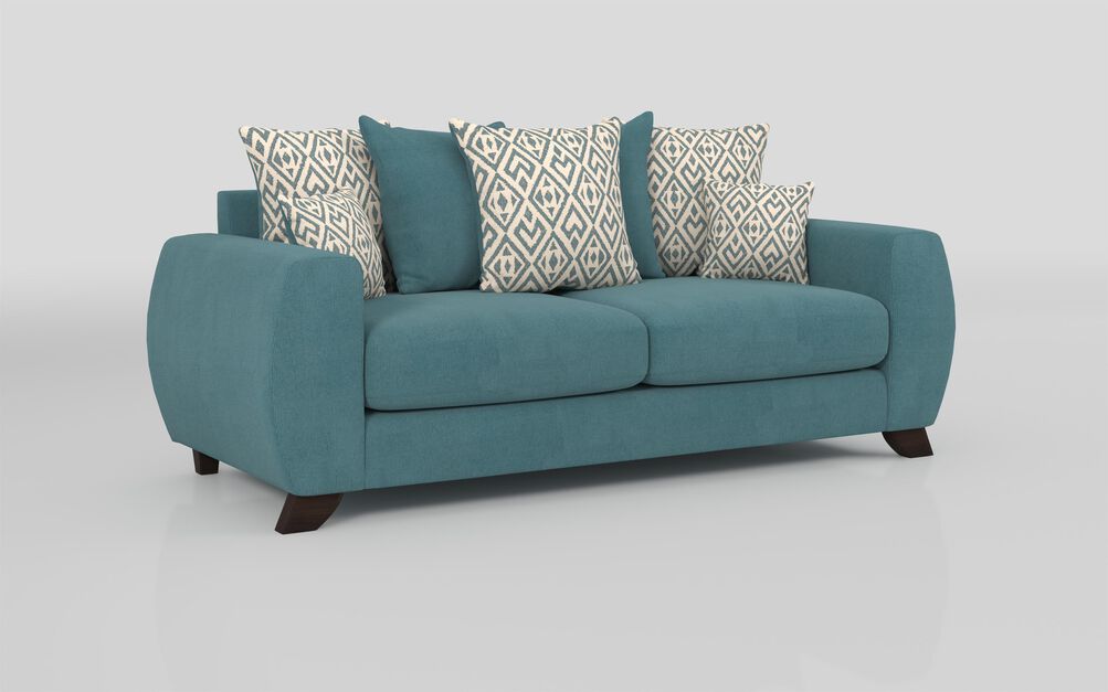Living Aspen Fabric 4 Seater Scatter Back Sofa | Aspen Sofa Range | ScS