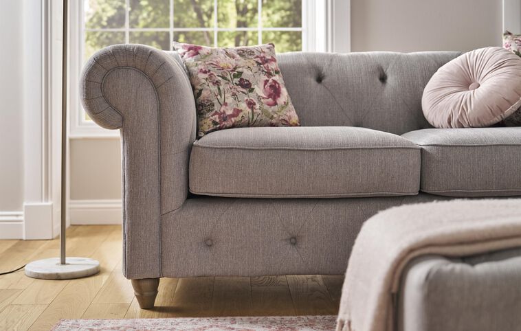 Living Abbey Fabric 3 Seater Sofa Living Abbey Fabric 3 Seater Sofa