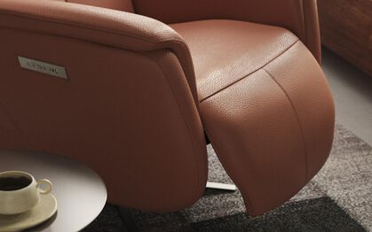 Torriana Power Recliner Chair with Built In Battery Pack, MACADAMIA-MIDNIGHT-BLUE-540 Torriana Power Recliner Chair with Built In Battery Pack | Torriana Sofa Range | ScS
