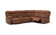Belford 3 Corner 1 Power Recliner Sofa with Media Console, GIRASOLE-HAZEL-BROWN-720 Belford 3 Corner 1 Power Recliner Sofa with Media Console | Belford Sofa Range | ScS