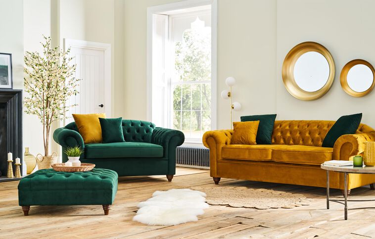 Clover Velvet Love Chair Clover Velvet Love Chair
