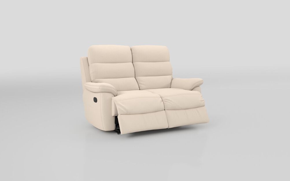 Ossett 2 Seater Manual Recliner Sofa, ANEMONE-WHITE-003 Ossett 2 Seater Manual Recliner Sofa | Ossett Sofa Range | ScS