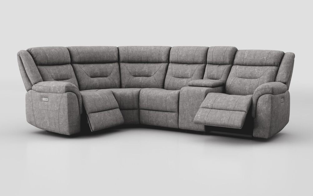 Ainsdale 1 Corner 2 Power Sofa with Console | Ainsdale Sofa Range | ScS