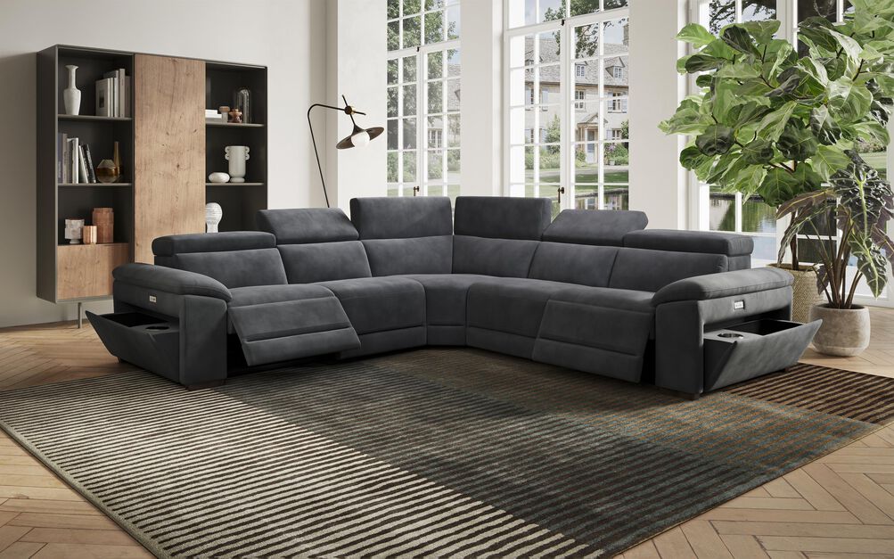 Mesola 3 Corner 3 Power Sofa with Manual Head Tilt | Mesola Sofa Range | ScS