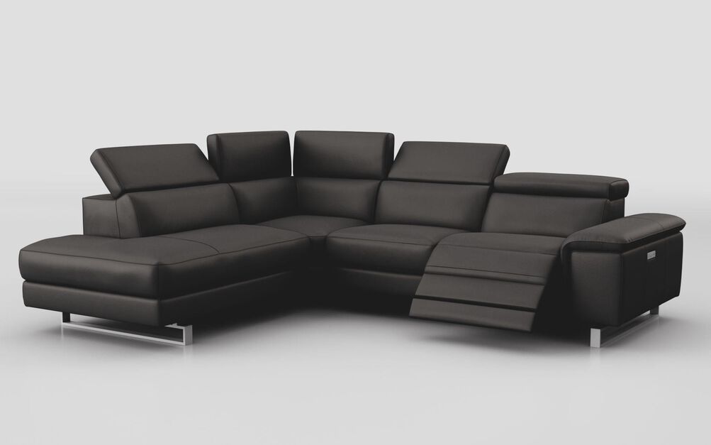 Viserba 2 Corner 3 RHF Power Recliner with Power Head Tilt & LHF Chaise with Manual Head Tilt | Viserba Sofa Range | ScS