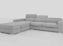 Frigento 4 Seater Sofa with Left Hand Facing Lounger and Ottoman | Frigento Sofa Range | ScS