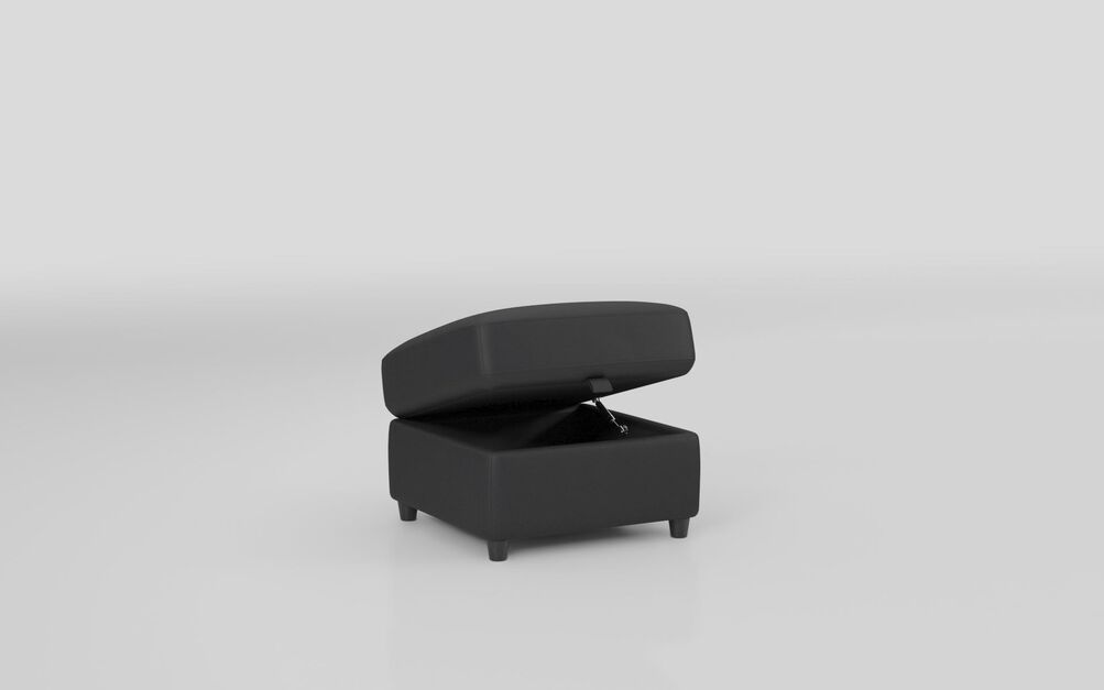 Belford Small Storage Footstool, ARABIS-BLACK-910 Belford Small Storage Footstool | Belford Sofa Range | ScS