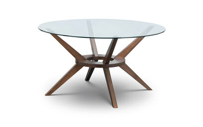 Fulham 1.4m Glass Round Dining Table | Fulham Furniture Range | ScS