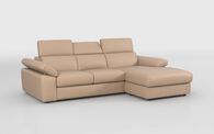 Quercioli 3 Seater Sofa with Sliding Footrest & Right Hand Facing Storage Lounger | Quercioli Sofa Range | ScS