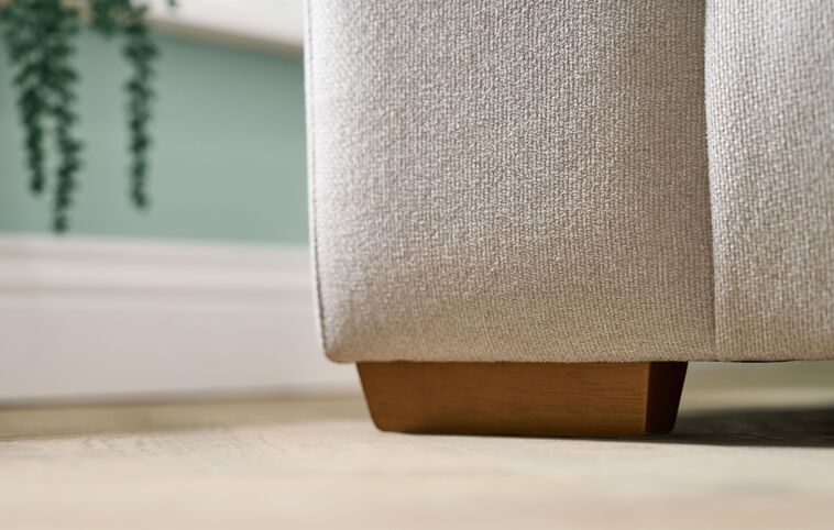 Living Nancy Fabric Circular Footstool Living Nancy Fabric Circular Footstool