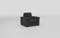 Crociale Power Recliner Chair, ANEMONE BLACK 910 Crociale Power Recliner Chair | Crociale Sofa Range | ScS
