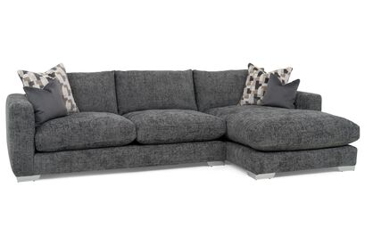 McKellen Fabric 4 Seater Sofa Right Hand Facing Chaise | McKellen Sofa Range | ScS