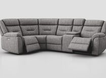 Ainsdale 1 Corner 2 Power Sofa with Console | Ainsdale Sofa Range | ScS