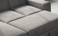 Melizzano 2 Corner 2 Sofa with Sliding Footrest, Right Hand Facing Chaise with Pockets & Ottoman, CALLISIA RUST 230 Melizzano 2 Corner 2 Sofa with Sliding Footrest, Right Hand Facing Chaise with Pockets & Ottoman | Melizzano Sofa Range | ScS