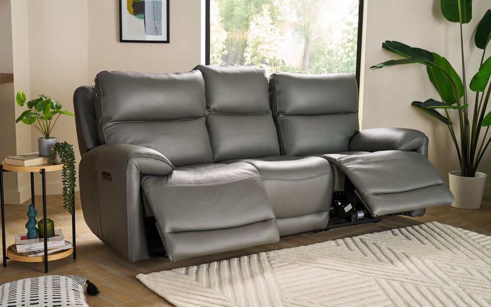 Caldbeck 3 Seater Power Recliner Sofa with Head Tilt Lumbar & Heat | Caldbeck Sofa Range | ScS