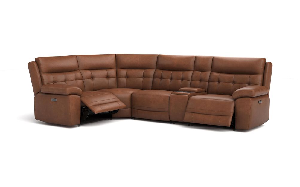Belford 1 Corner 3 Power Recliner Sofa with Media Console | Belford Sofa Range | ScS