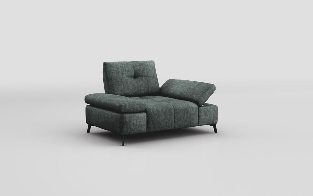 Linaro Armchair with Power Sliding Backrest & Adjustable Arms | Linaro Sofa Range | ScS