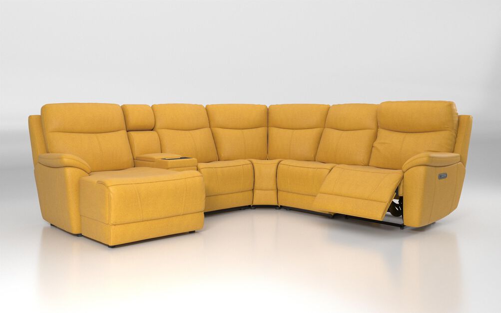 Eldwick 3 Corner 3 Right Hand Facing Power Left Hand Facing Console & Chaise Sofa with Head Tilt & L | Eldwick Sofa Range | ScS