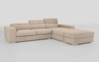 Frigento 4 Seater Sofa with Right Hand Facing Lounger and Ottoman | Mix and Match | ScS