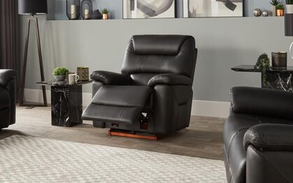 Rocker Recliner Chair Chairs, Black Leather Rocking Recliner Chair