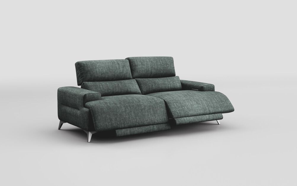 Poggio 3 Seater Power Recliner Sofa with Power Head Tilt, DALIA-TURQUOISE-516 Poggio 3 Seater Power Recliner Sofa with Power Head Tilt | Poggio Sofa Range | ScS