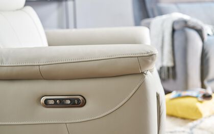 Tiverton Power Recliner Chair with Power Head Tilt, ACACIA-BEIGE-006 Tiverton Power Recliner Chair with Power Head Tilt | Tiverton Sofa Range | ScS
