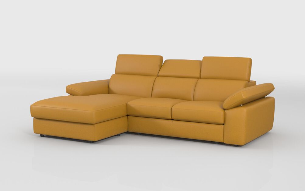Quercioli 3 Seater Sofa with Sliding Footrest & Left Hand Facing Storage Lounger | Quercioli Sofa Range | ScS