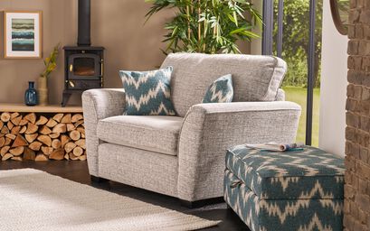 Inspire Rockcliffe Fabric Snuggler Chair | Inspire Rockcliffe Sofa Range | ScS