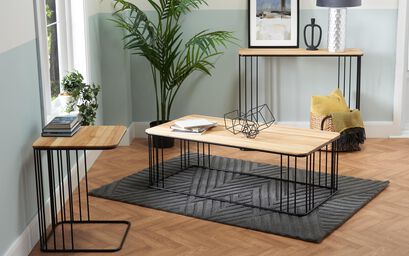 Everly Black Oak Sofa Side Table | Everly Furniture Range | ScS
