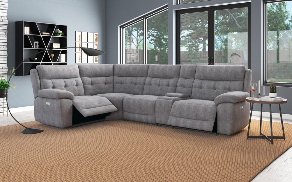 Belford 1 Corner 3 Power Recliner Sofa with Console | Belford Sofa Range | ScS