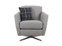 Hugo Fabric Plain Accent Swivel Chair | Hugo Sofa Range | ScS