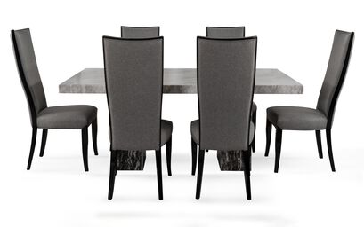 Shades 1.8m Marble Dining Table & 6 Chairs | Shades Furniture Range | ScS
