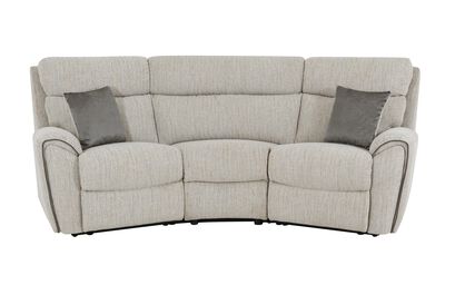 La-Z-Boy Pittsburgh Fabric Compact Curved Static Sofa | La-Z-Boy Pittsburgh Sofa Range | ScS