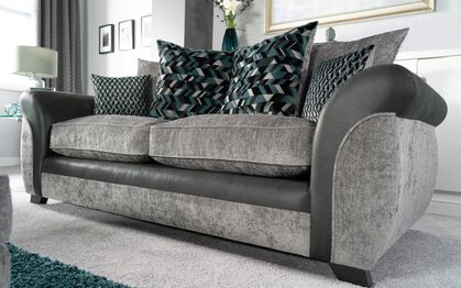 Kadie Fabric Large Twister Footstool,  Kadie Fabric Large Twister Footstool | Kadie Sofa Range | ScS