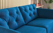 Tinsley Compact Velvet 3 Seater Sofa Tinsley Compact Velvet 3 Seater Sofa