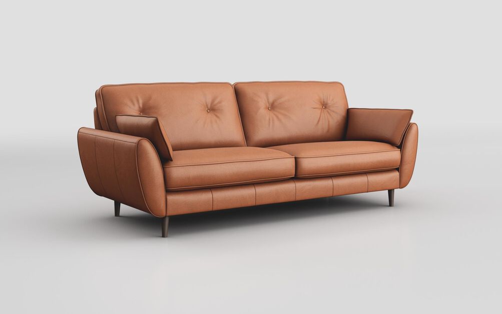 Saiano 4 Seater Sofa, MACADAMIA-COGNAC-AMBER-753 Saiano 4 Seater Sofa | Saiano Sofa Range | ScS