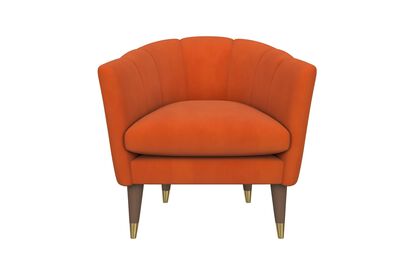 Down to Earth Fabric Scallop Accent Chair | Paloma Home Down To Earth Sofa Range | ScS