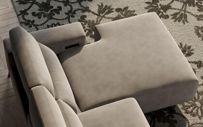 Poggio 3 Seater Power Recliner Left Hand Facing Sliding Chaise with Power Head Tilt, AZALEA-PINK-440 Poggio 3 Seater Power Recliner Left Hand Facing Sliding Chaise with Power Head Tilt | Poggio Sofa Range | ScS