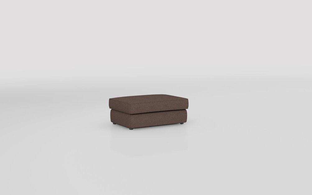 Theo Fabric Plain Top Banquette Footstool | Theo Sofa Range | ScS