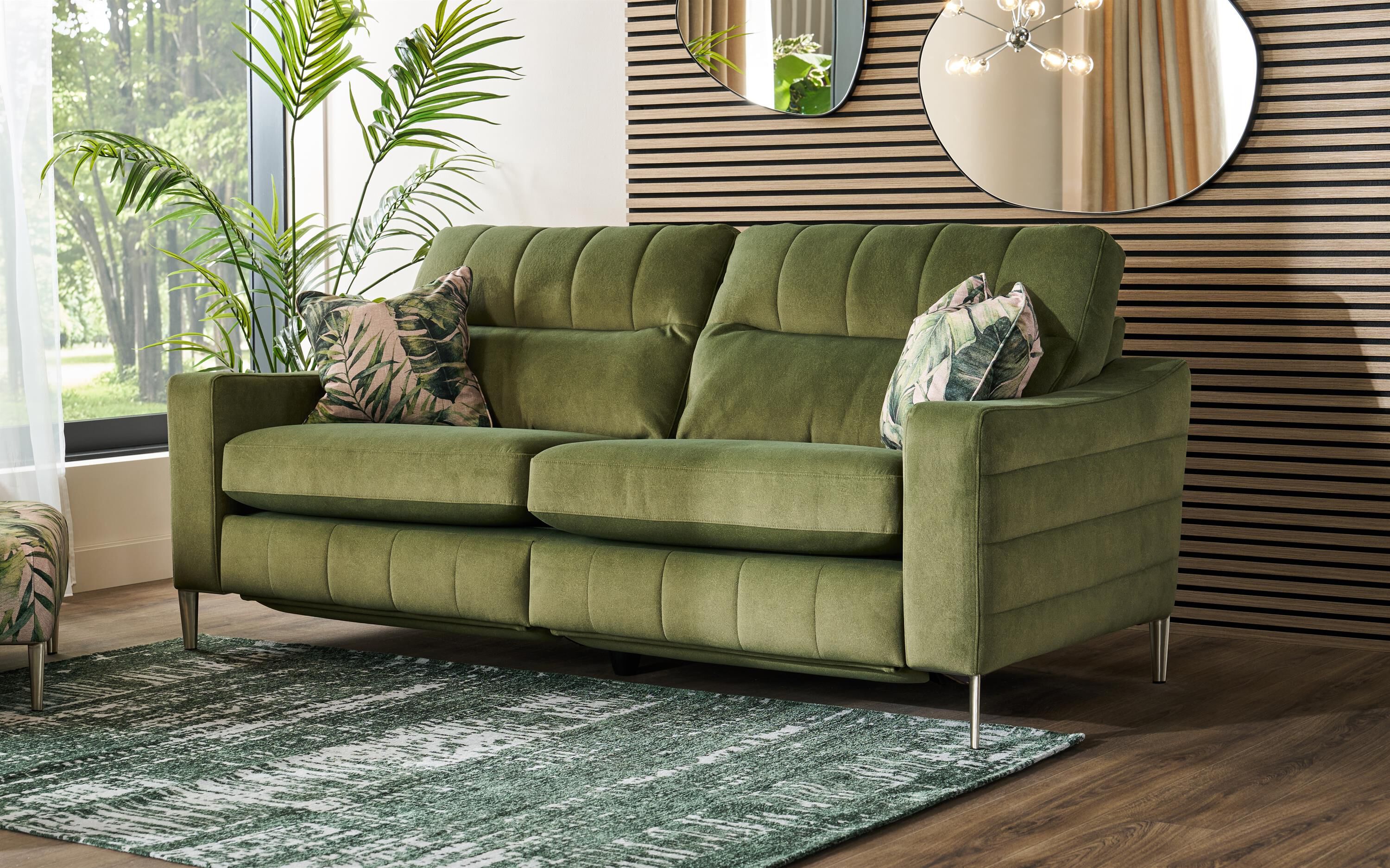 Paradiso Fabric 3 Seater Sofa