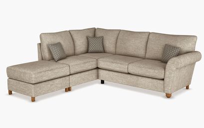 Aurora Fabric 1 Corner 2 Left Hand Facing Chaise Standard Back Sofa | Aurora Sofa Range | ScS