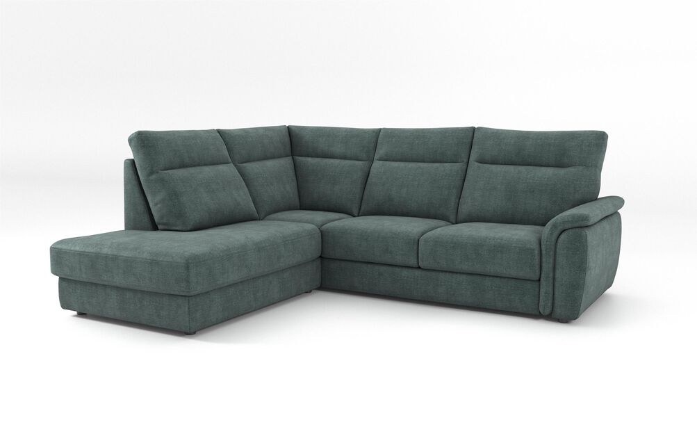 Ginestreto 1 Corner 3 Sofa with Sliding Footrest & Left Hand Facing Storage Lounger | Ginestreto Sofa Range | ScS