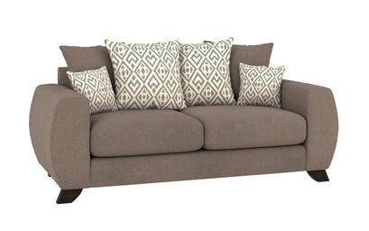 Living Aspen Fabric 3 Seater Scatter Back Sofa | Aspen Sofa Range | ScS