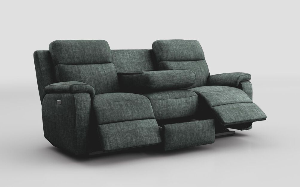 Calboli 3 Seater Power Recliner Sofa with Table | Calboli Sofa Range | ScS