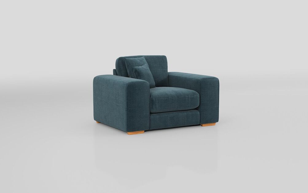 Fincham Armchair, DALIA-DARK-BLUE-570 Fincham Armchair | Fincham Sofa Range | ScS