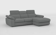 Quercioli 3 Seater Sofa with Sliding Footrest & Right Hand Facing Storage Lounger | Quercioli Sofa Range | ScS