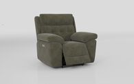 Belford Power Recliner Chair with Power Head Tilt, CAMEDRIA-GREEN-610 Belford Power Recliner Chair with Power Head Tilt | Belford Sofa Range | ScS